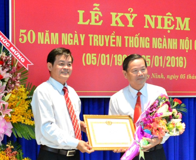 Tây Ninh: Kỷ niệm 50 năm ngày truyền thống ngành Nội chính Đảng